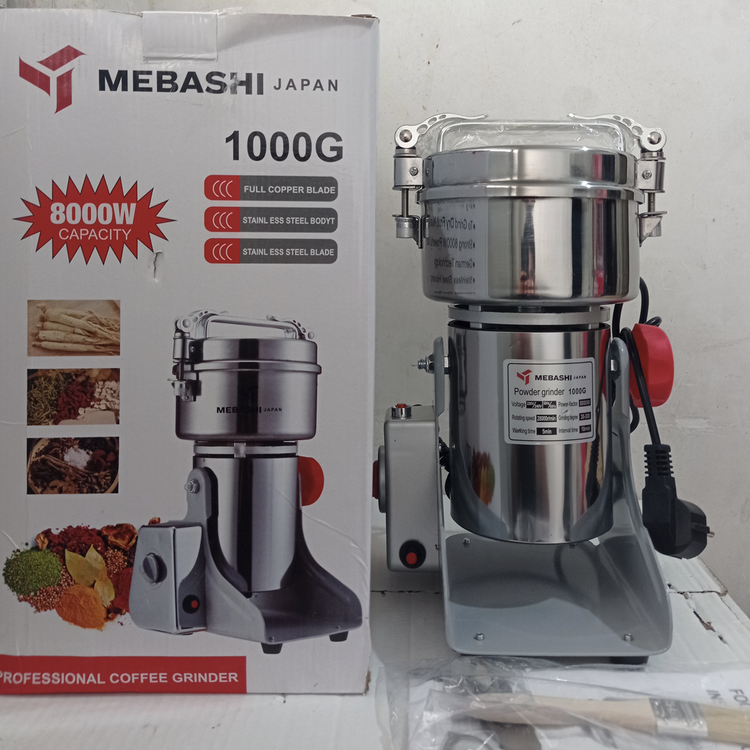 آسیاب مباشی ژاپن صنعتی 1000 گرمی 1کیلویی 8000 وات