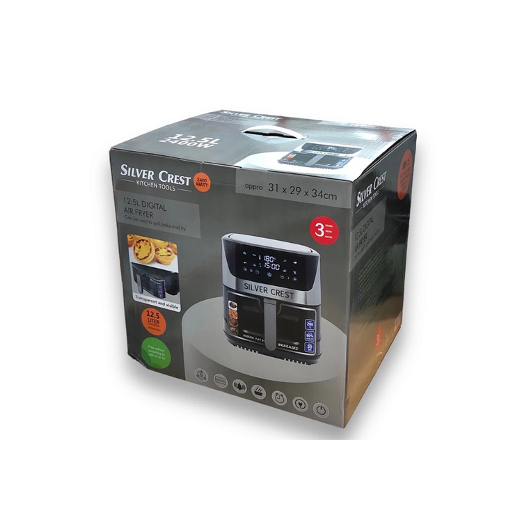 سرخ کن بدون روغن سیلور کرست آلمان- 12.5 لیتری- مدلXL6089 اصل- قدرت 2400 وات