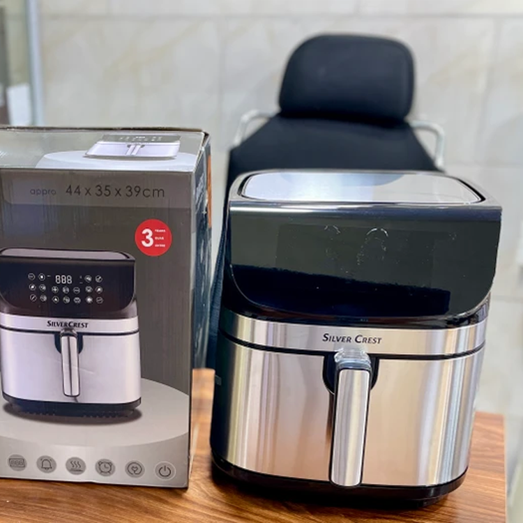 سرخ کن دو المنت سیلور کرست اصل آلمان- تمام استیل- ۱۲ برنامه پخت- ظرفیت 12.5 لیتری مدل 2024