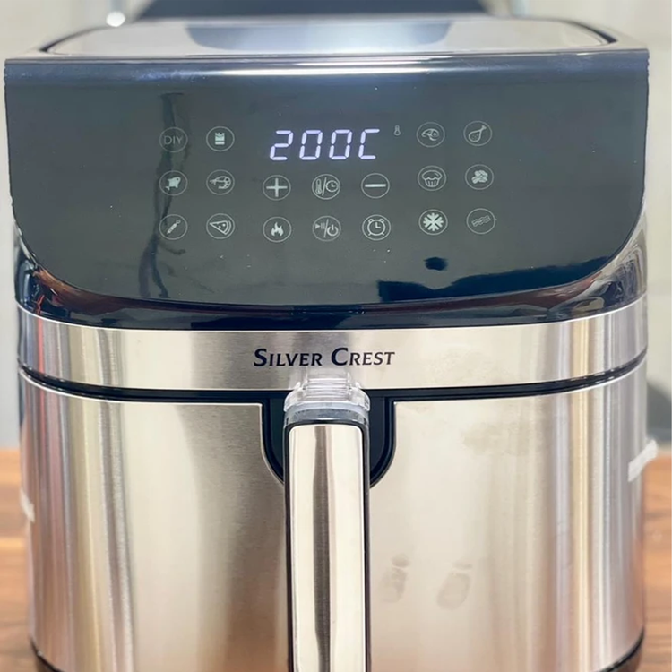 سرخ کن دو المنت سیلور کرست اصل آلمان- تمام استیل- ۱۲ برنامه پخت- ظرفیت 12.5 لیتری مدل 2024