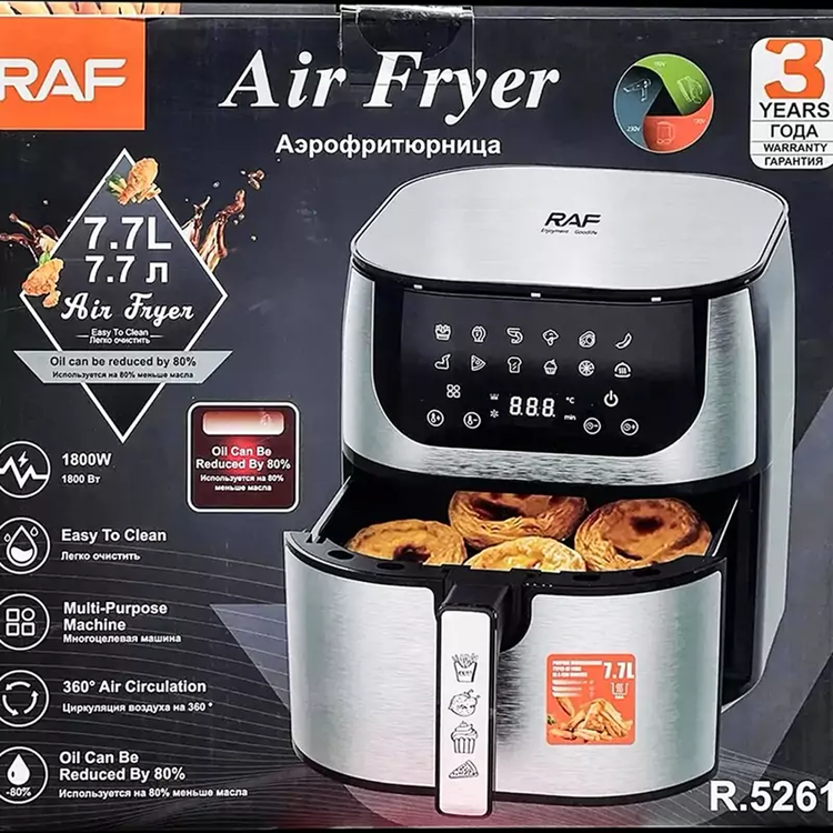 سرخ کن 1800 وات راف مدل RAF R.5261 ظرفیت 7.7 لیتر