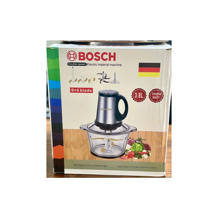 غذاساز وخردکن بوش-6 تیغه طلایی و ۴تیغه زاپاس و همزن- مدل BSI 888
