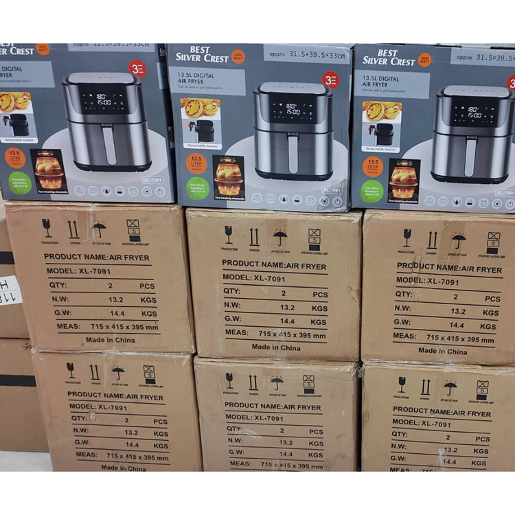 سرخ کن دو المنت 13.5 لیتری سیلور کرست مدل XL-7091