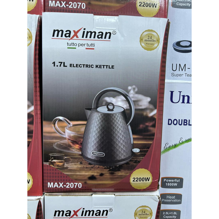 کتری برقی 1.7 لیتری MAXIMAN مدل max-2070