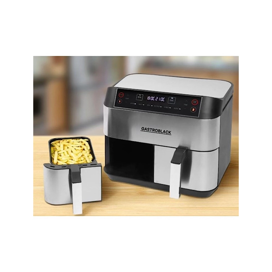 سرخکن دوقلو گاستروبلک مدل GASTROBLACK AIR FRYER KS-A02-C2