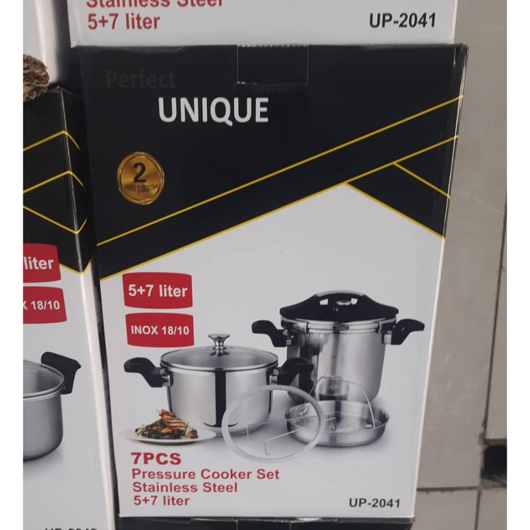 زودپز و پلوپز برقی 5+7 لیتری چندکاره یونیک مکس مدل UM-2041