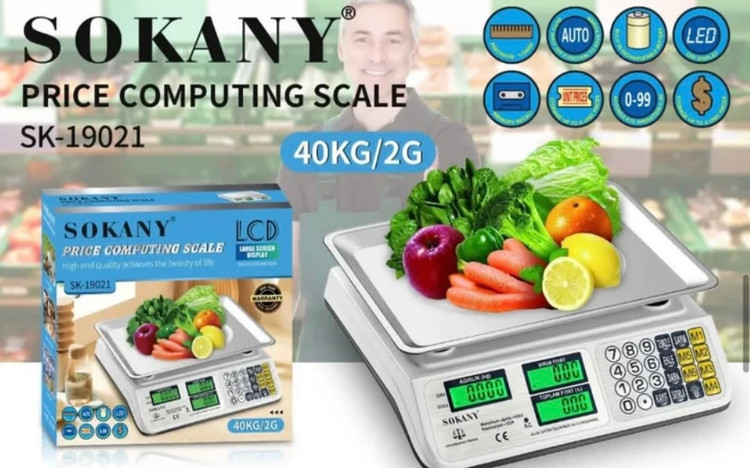 ترازو 40 کیلویی دیجیتال سوکانی- مدل SK19021