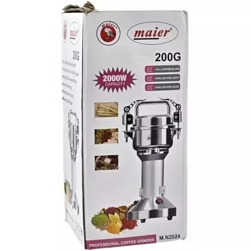 آسیاب 200 گرمی مایر- ۸ تیغه طلایی- قدرت 2000W وات- مدل MN2024