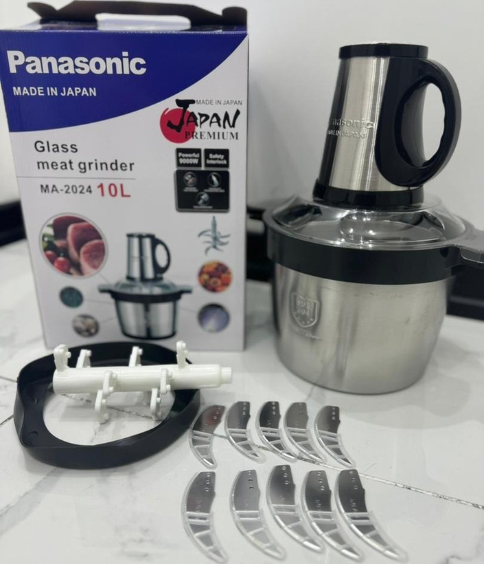 خردکن 10 لیتری پاناسونیک ژاپن- 10 تیغه- موتور بزرگ 9000W وات -مدل 2024