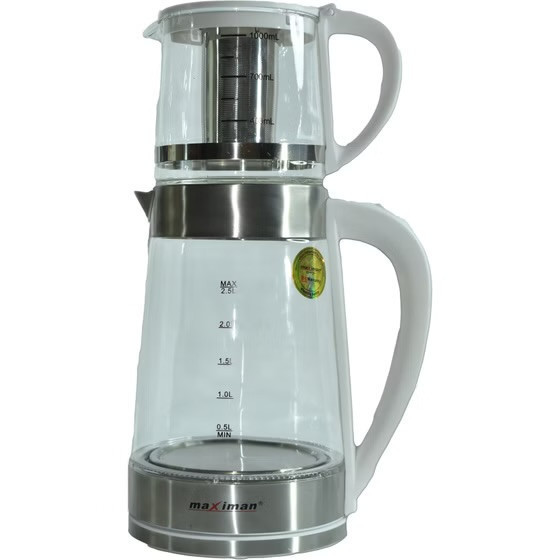 چای ساز روهمی ماکسیمان مدل MAX-2078 سفید و مشکی