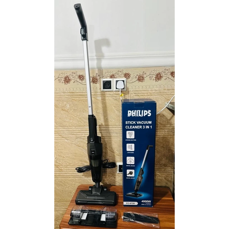 جاروبرقی عصایی سه کاره فیلیپس- قدرت 4000W وات مدل FC-6720