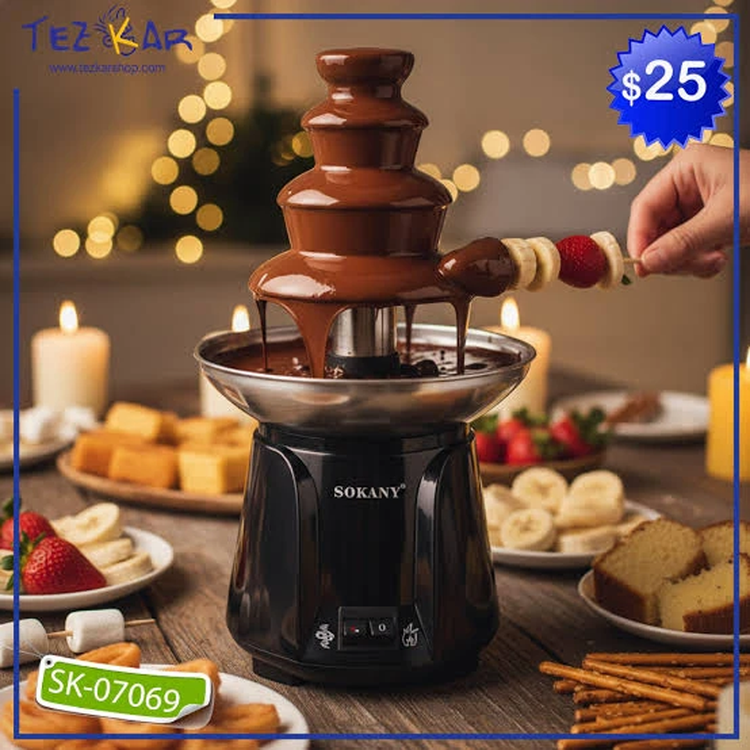 دستگاه آبشار شکلات سوکانی مدل SK-07069