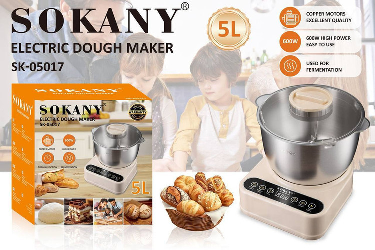 خمیر ساز برقی سوکانی - مدل SOKANY SK-05017