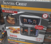سرخ کن بدون روغن دو المنت سیلور کرست 15.5 لیتری منورنگی 3800 وات داخل استیل مدل SC6090D با قطع کن خودکار