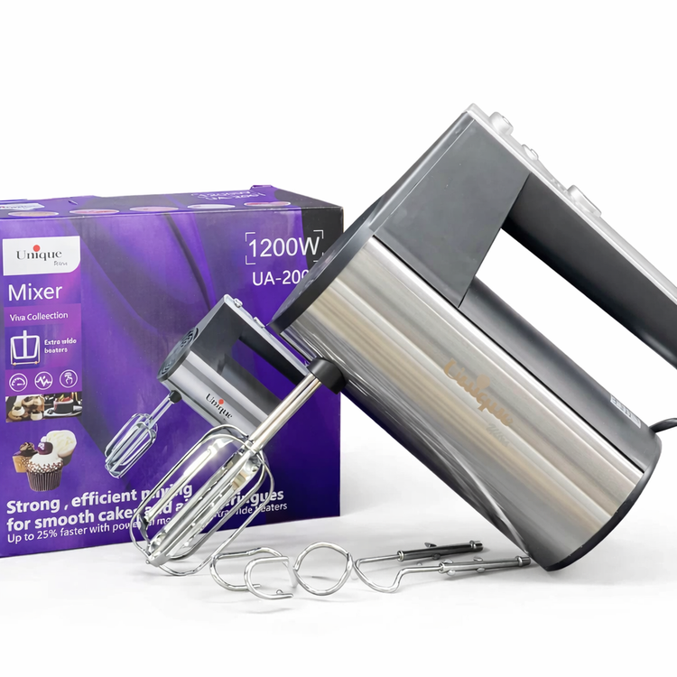 همزن برقی گیربکسی یونیک 1200 وات | Electric Hand Mixer UNIQUE