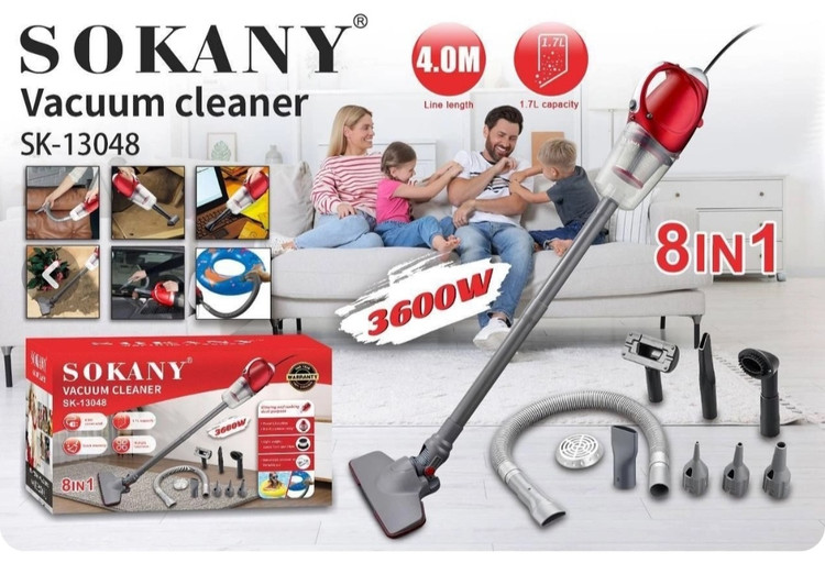 جاروبرقی 3600 وات سوکانی مدلSOKANY 13048
