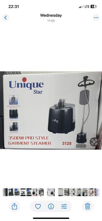 اتو بخارگر ایستاده یونیک- قدرت 3500W وات مدل UQ-3128