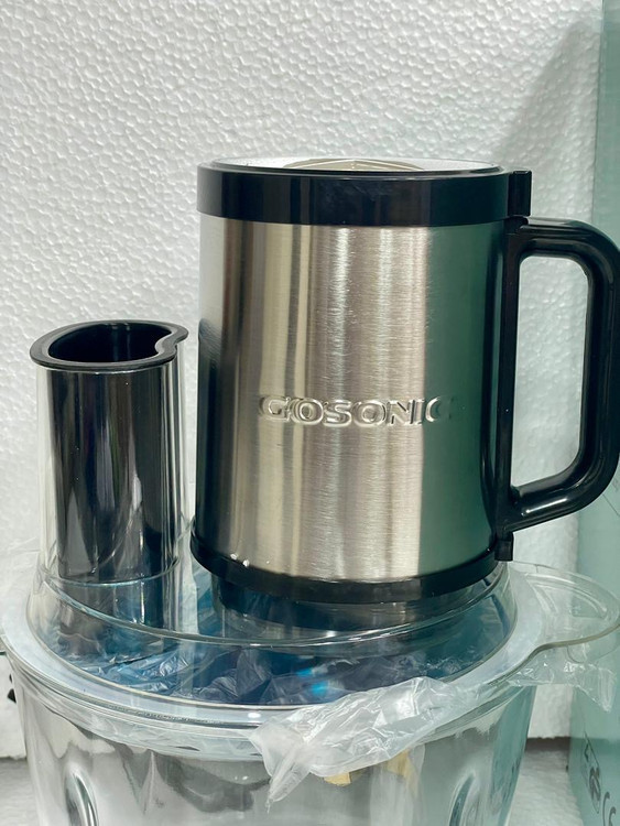 خردکن و سالاد ساز 5 کاره گوسونیک- ظرفیت 4/5 لیتری دو مخزنه قدرت 3500W وات مدل SG-1000