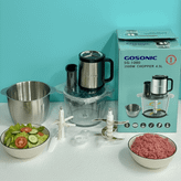 خردکن و سالاد ساز 5 کاره گوسونیک- ظرفیت 4/5 لیتری دو مخزنه قدرت 3500W وات مدل SG-1000