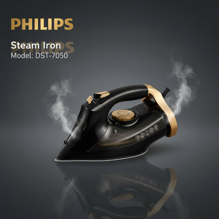 اتو بخار فیلیپس- قدرت 3000W وات- مدل PHILIPS DST7050