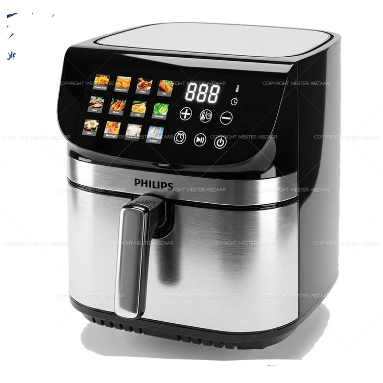 سرخ کن هواپز 18.2 لیتری لمسی دو ۲ المنت بدون روغن 3000 وات فیلیپس مدل PHILIPS 9298/