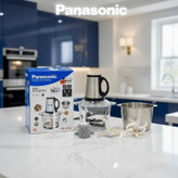خردکن دوکاسه حک شده پاناسونیک ژاپن 3.5لیتر ۴+۶ تیغه زاپاس همزن - 3000W وات مدلSL-2024