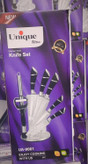 سرویس 9 پارچه چاقو یونیک- مدل UA-9001