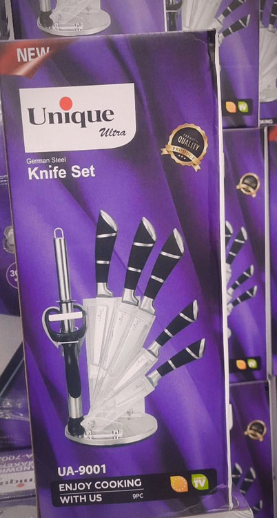 سرویس 9 پارچه چاقو یونیک- مدل UA-9001